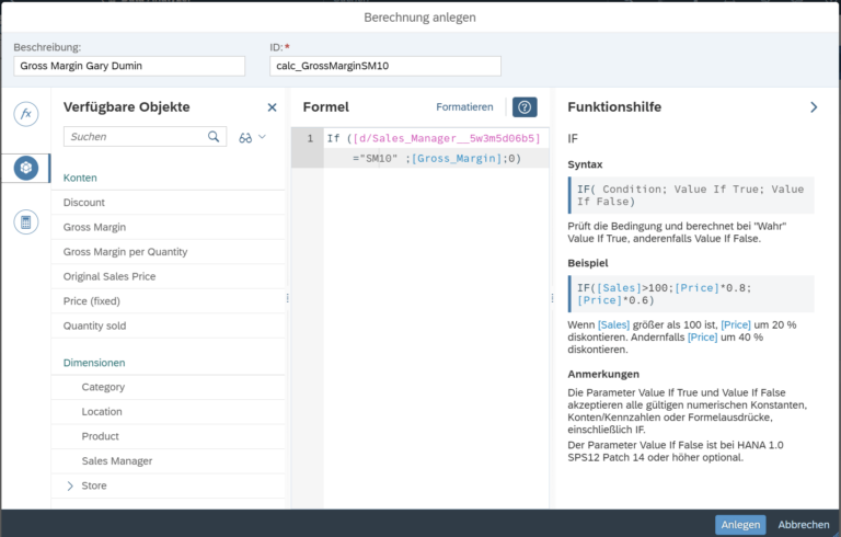 SAC - Data Analyzer - Kennzahlen auf Basis von Dimensionen